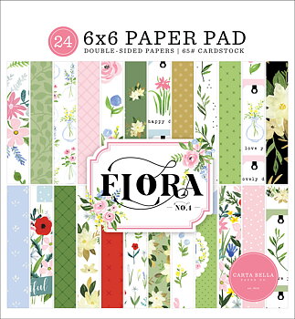 CARTA BELLA- Flora No.4 6x6 Inch Paper Pad