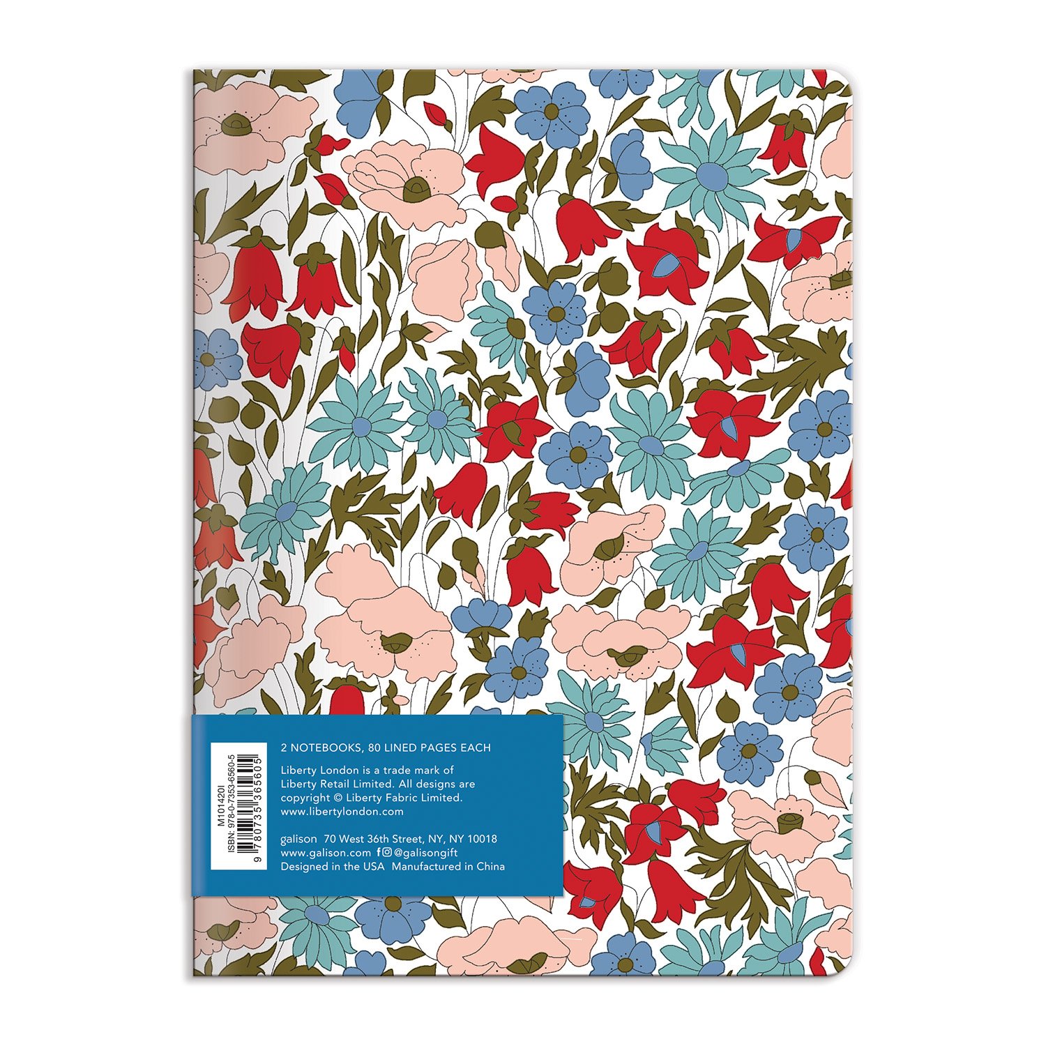 Liberty London Floral Writers Notebook Set - 2
