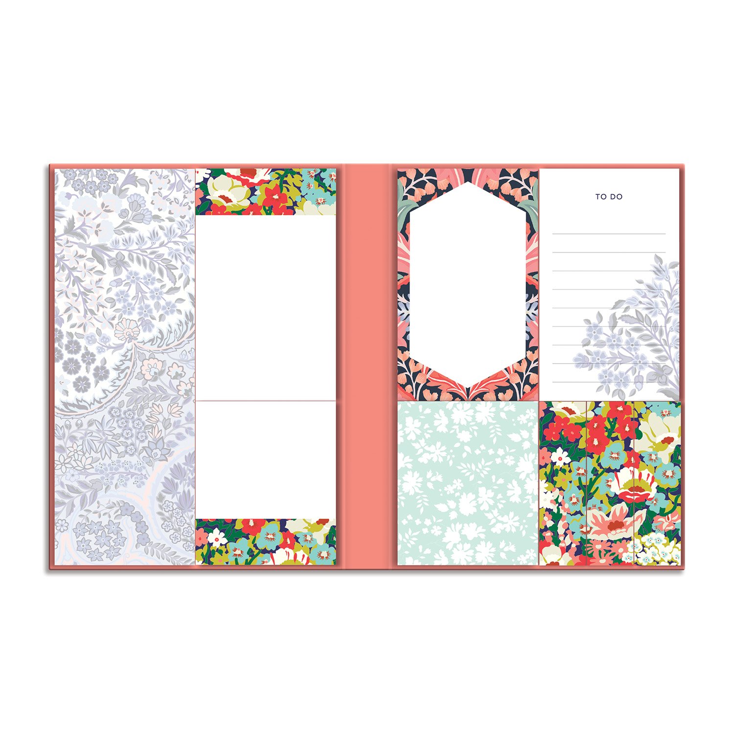 Liberty London Floral Sticky Notes Hard Cover Book - 2