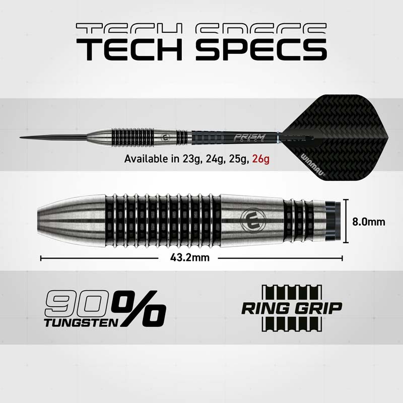 Winmau Blackout M2 90% 26g - 6