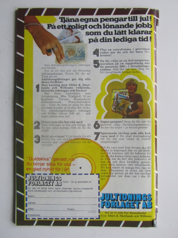 Fantomen 1974 20 Vg- - 2