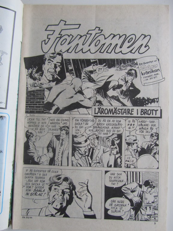 Fantomen 1974 20 Vg- - 3
