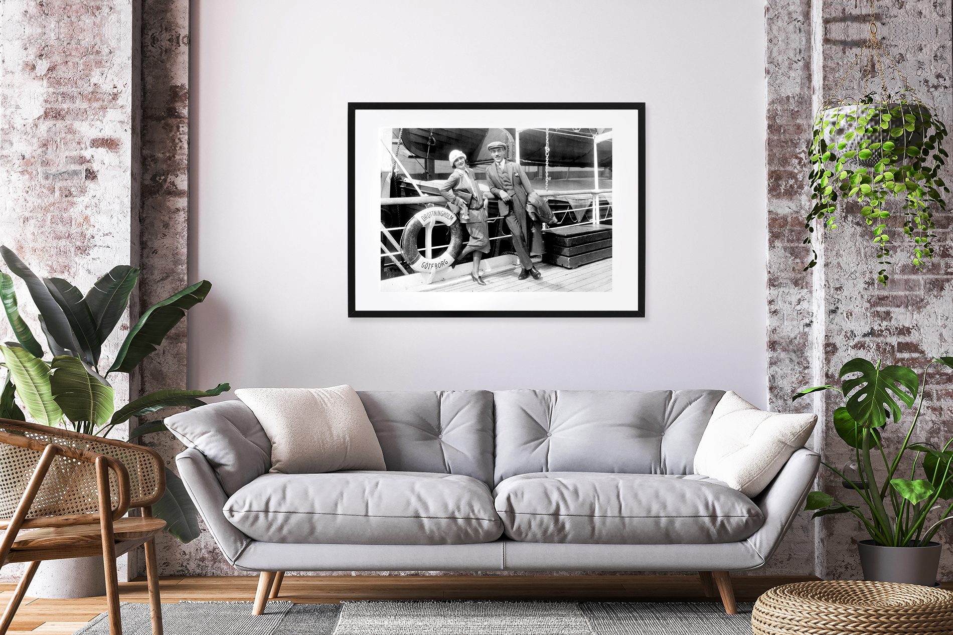 Poster Garbo och Stiller by History art - 2