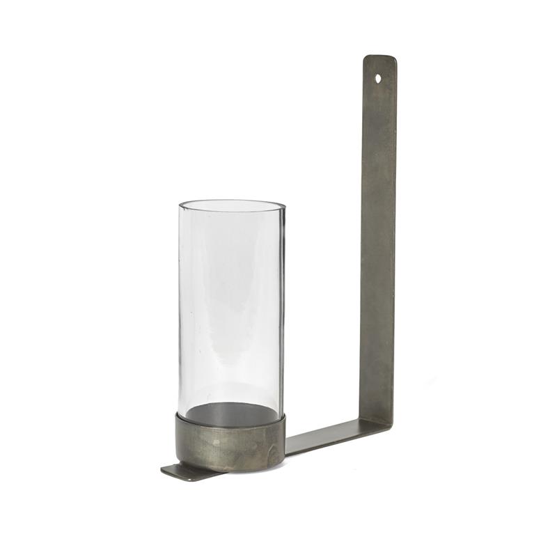 Väggljusstake - Lampett - Ljusstake - 18x3x25 cm - 4