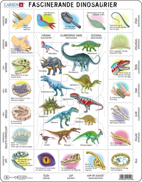 Dinosaurie Faktapussel - Larsen