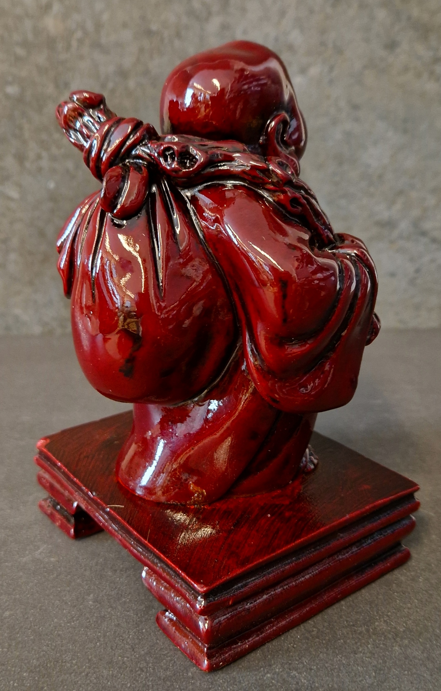 Happy Buddha med säck - 15cm - 2