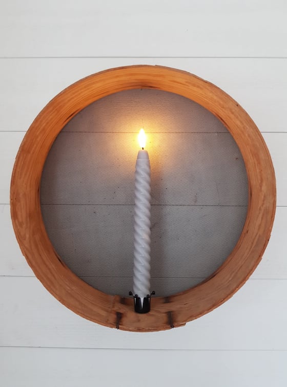 LED Antikljus Flamme Swirl Grå 2-pack  - 3
