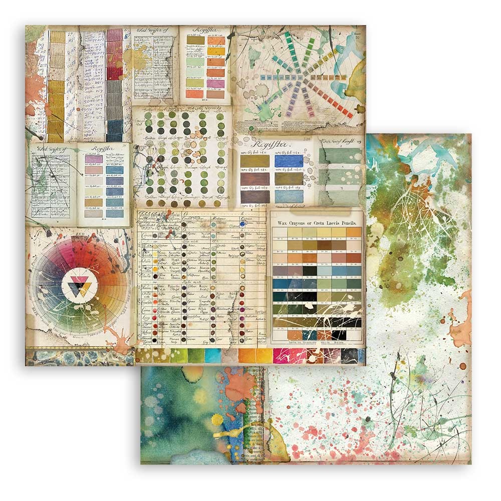 Stamperia Paper Pad 12X12 - Atelier des Arts - 9