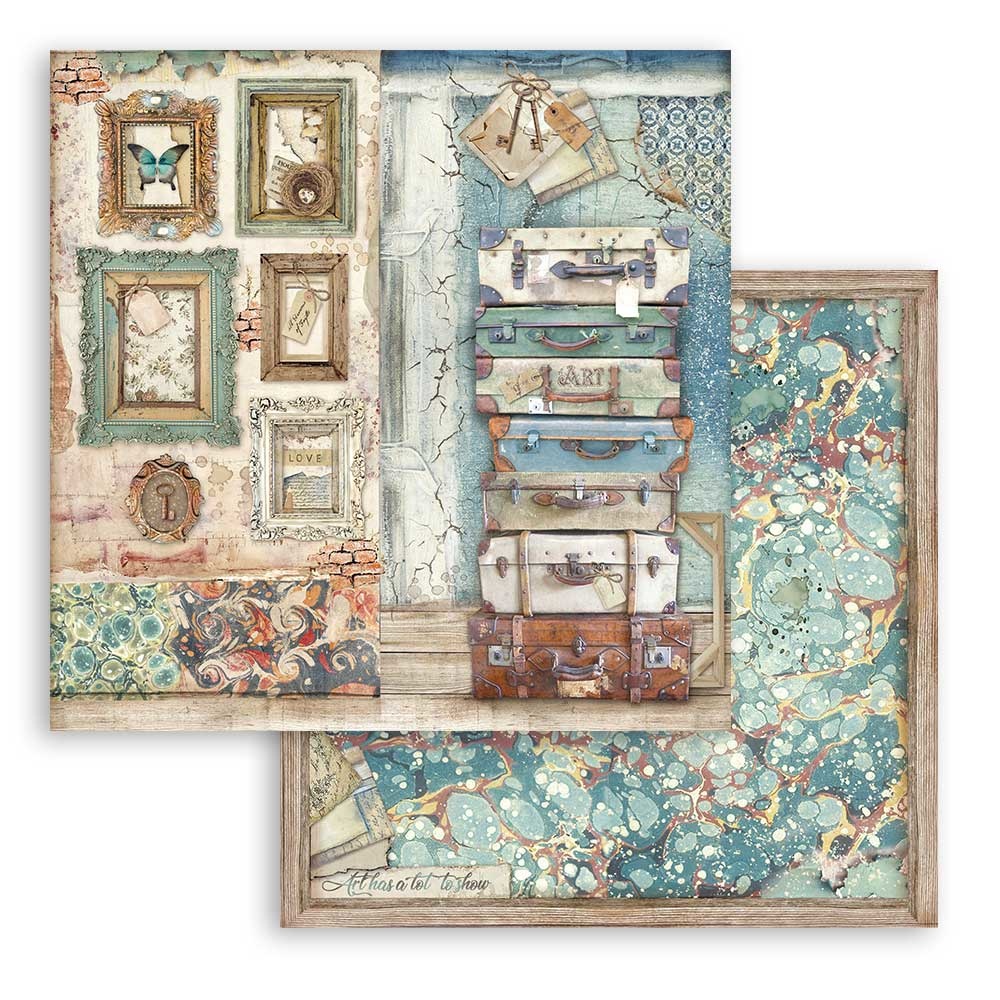 Stamperia Paper Pad 12X12 - Atelier des Arts - 5