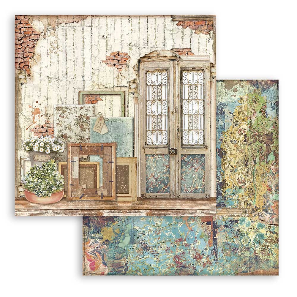 Stamperia Paper Pad 12X12 - Atelier des Arts - 4