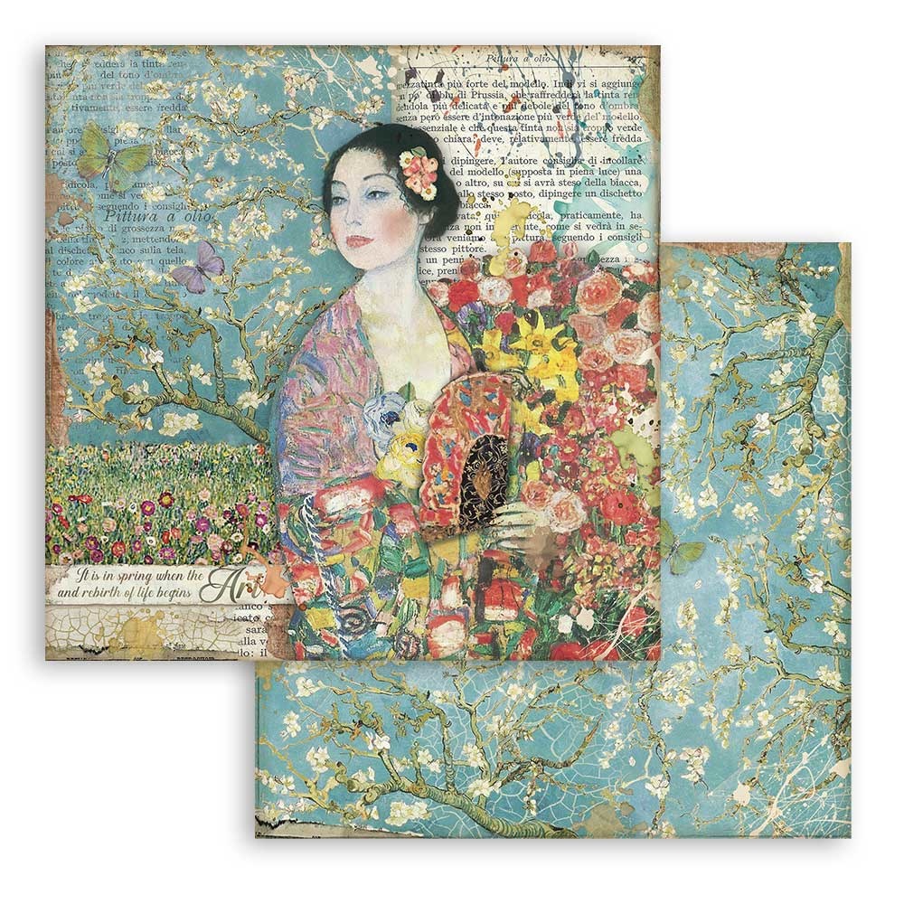 Stamperia Paper Pad 12X12 - Atelier des Arts - 3