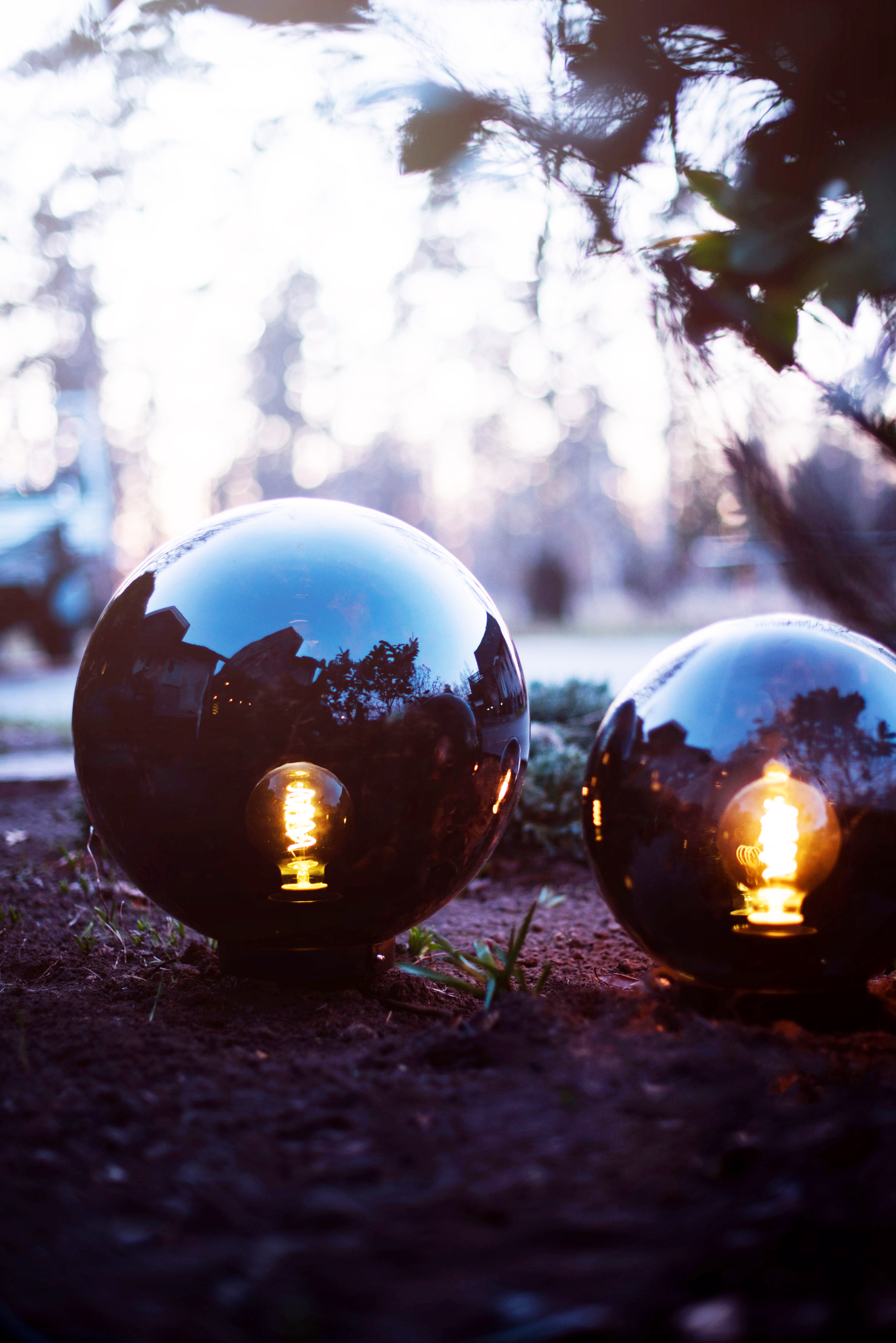 Utomhusdekoration - Lampa - Sphere - 34 cm - 8