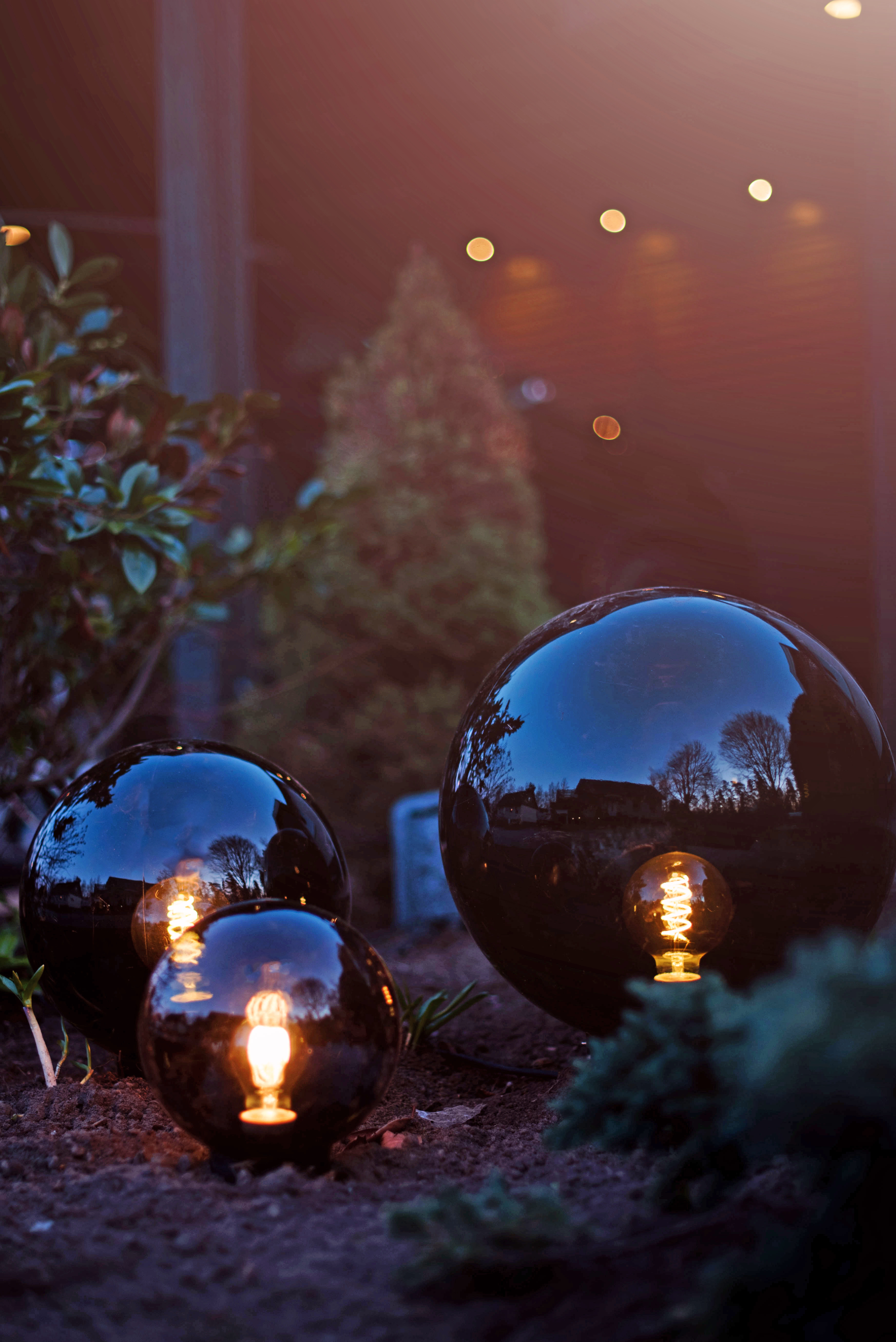 Utomhusdekoration - Lampa - Sphere - 34 cm - 7