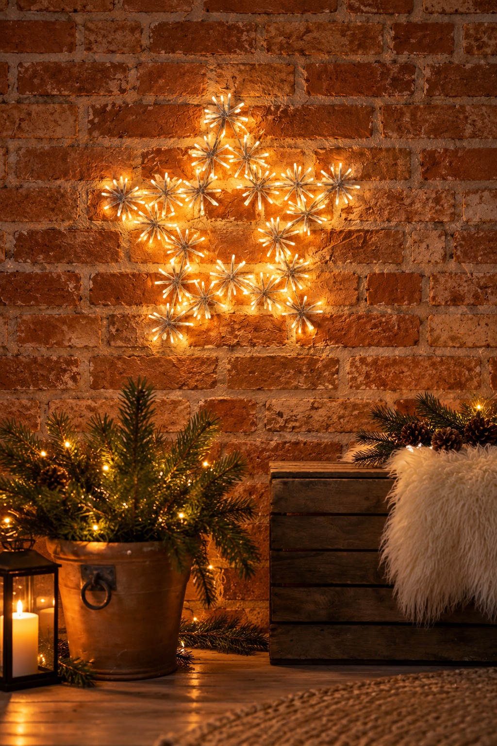 Siluett Flower Star - Stjärna - 60x60 cm - 7
