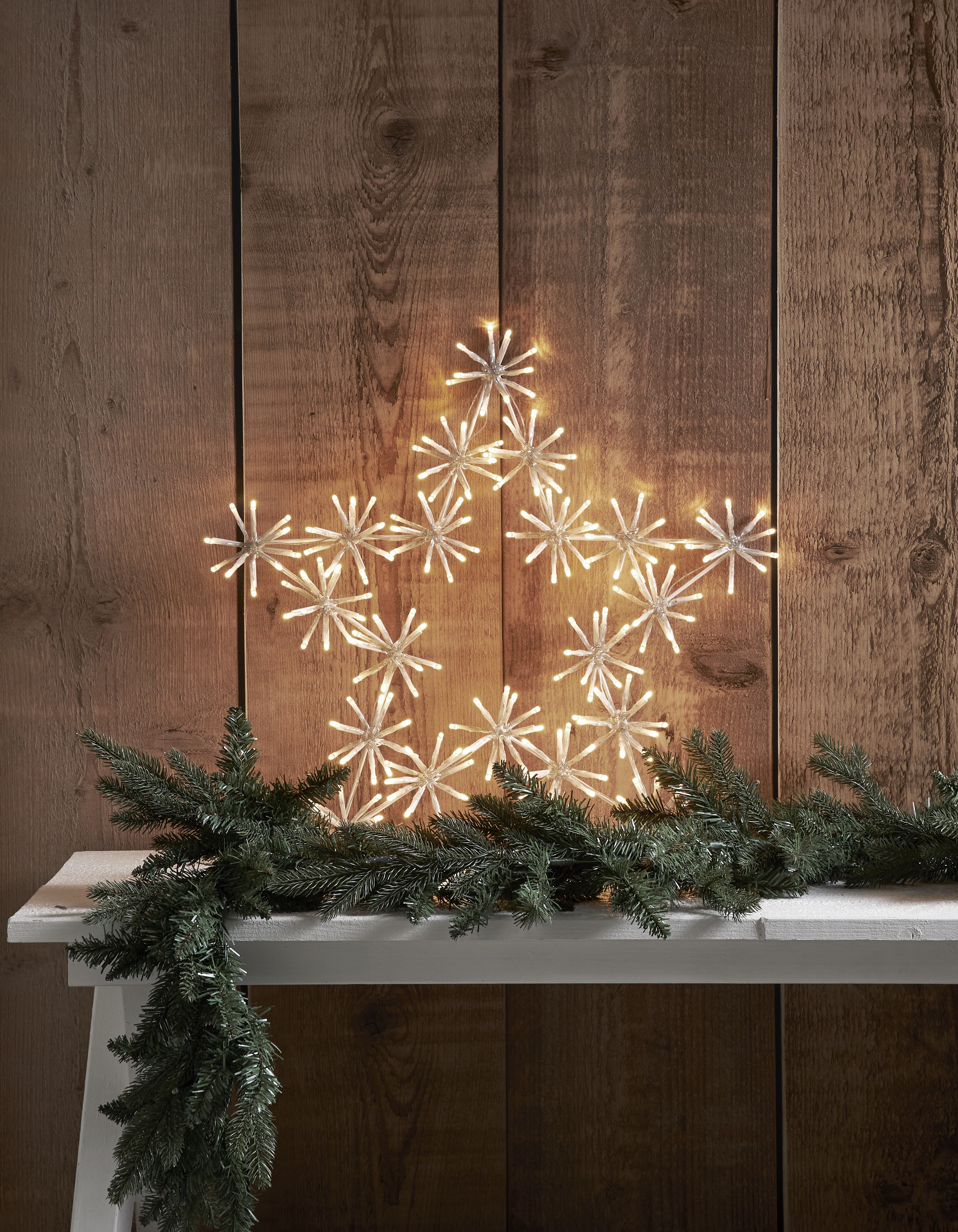 Silhouette Flower Star - Star - 60x60 cm