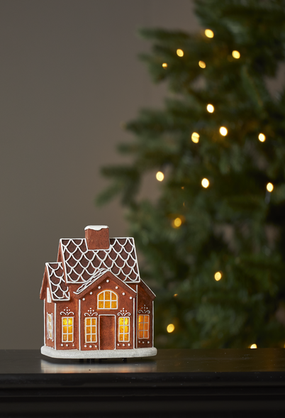 Gingerbread house with lighting - LED - 2