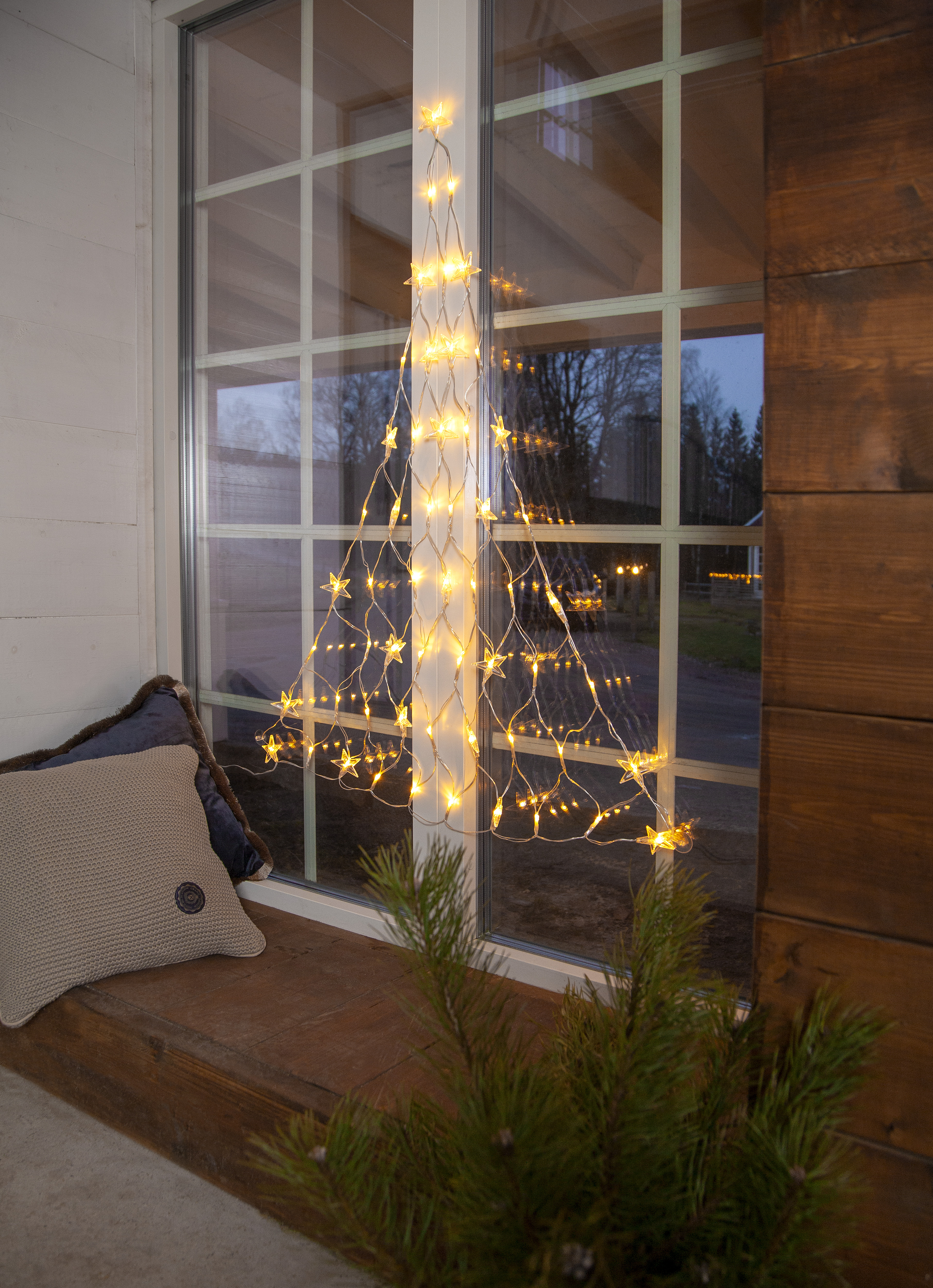 Light net Star curtain Light curtain - 55 lights - Indoor