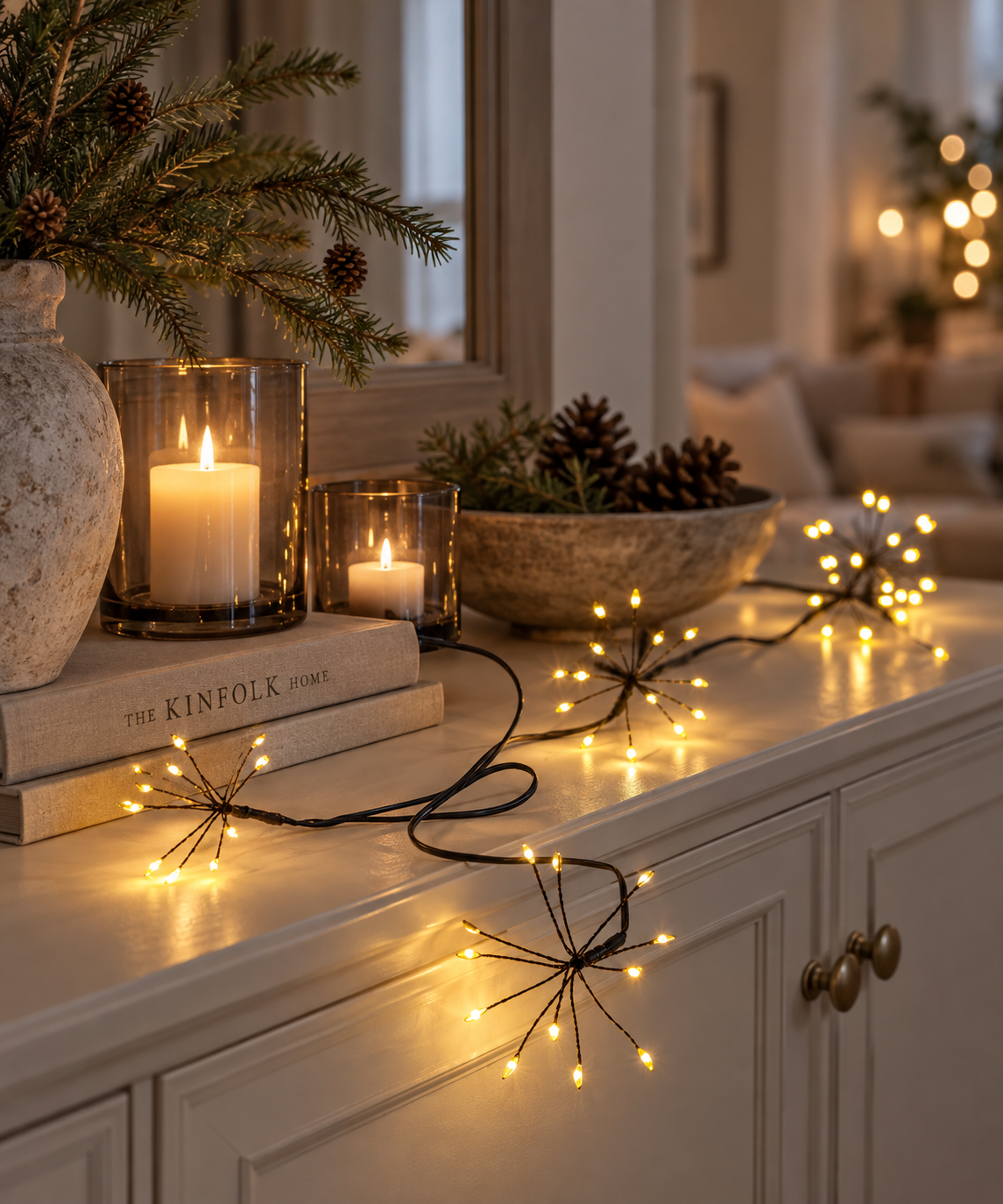 Dew Drop Flower string lights 210 cm