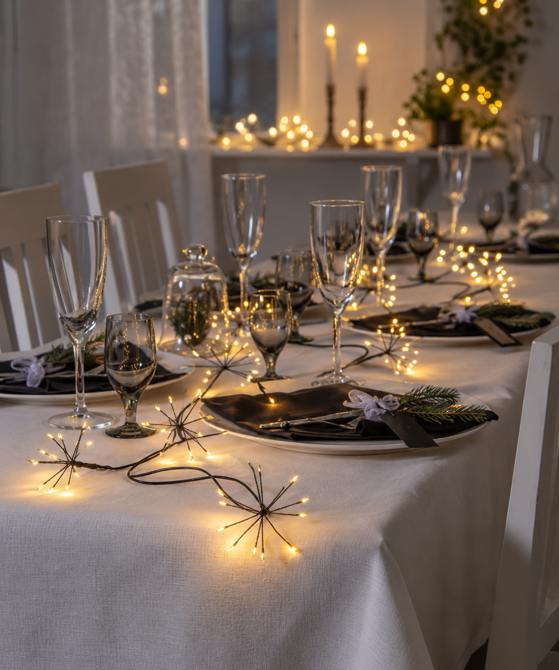 Dew Drop Flower string lights 210 cm - 2