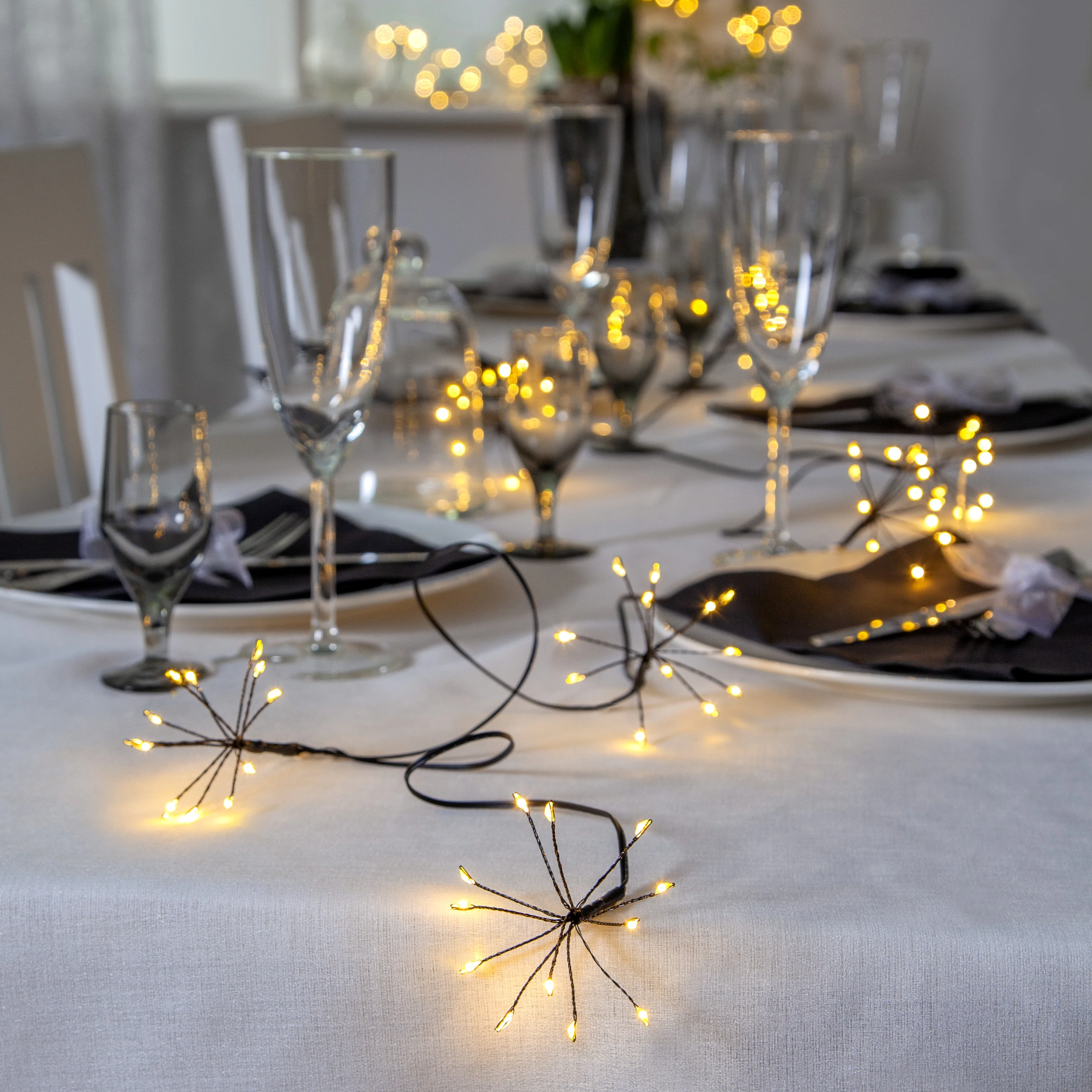 Dew Drop Flower string lights 210 cm - 4