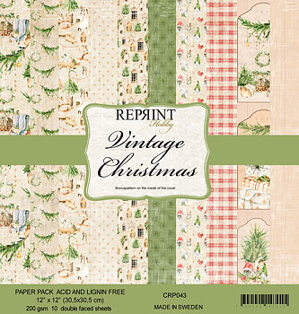 Vintage Christmas Collection 12x12
