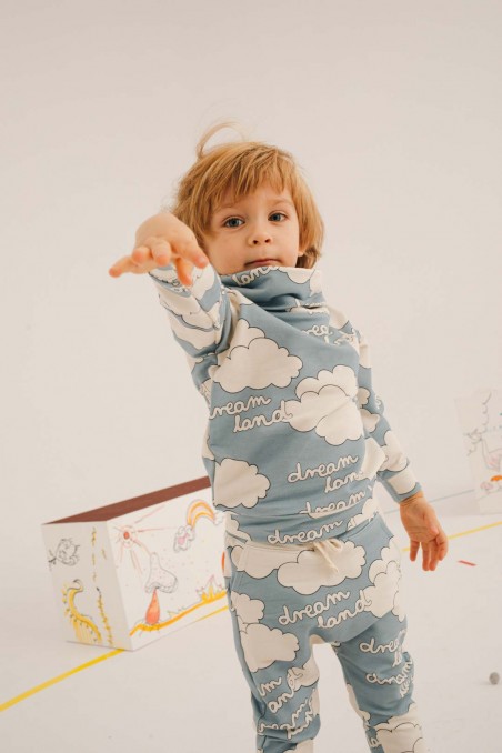  DREAMLAND BLUE SNOOD SWEATSHIRT - 2