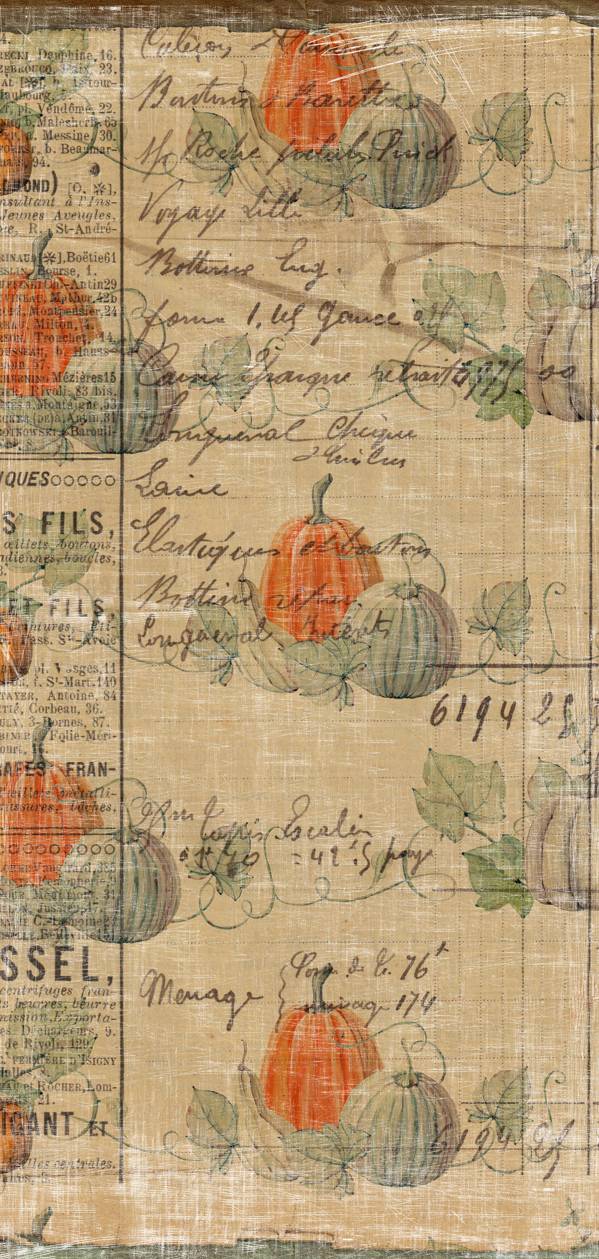 Vintage Pumpkin Collection pack  - 3