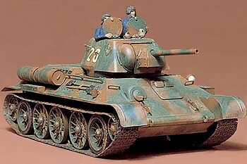 TAMIYA 1/35 T34/76 Russisk Tank