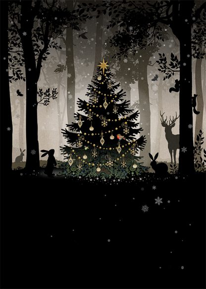 Woodland Gathering, Greeting Card