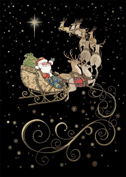 Santas Team , Greeting Card