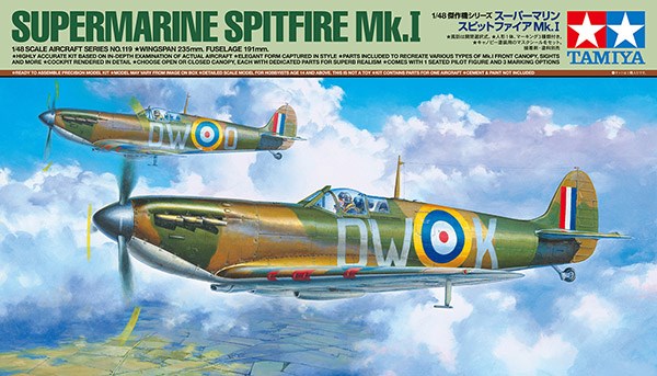TAMIYA 1:48 Supermarine Spitfire MKI