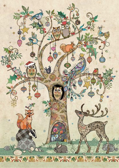 Festive Tree, Greeting Card