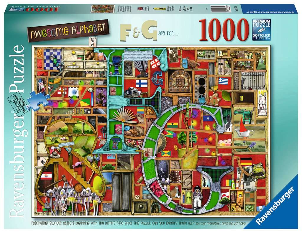 Awesome Alphabet F & G 1000 Bitar Ravensburger - 2