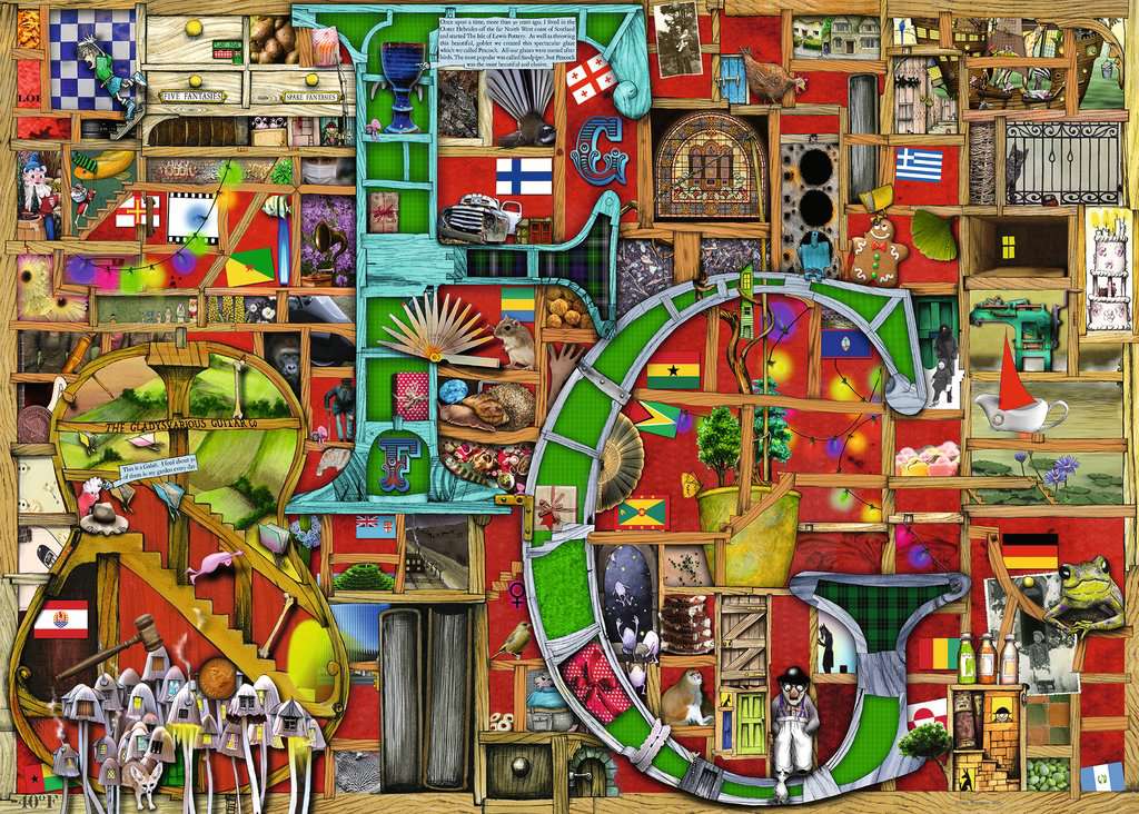 Awesome Alphabet F & G 1000 Bitar Ravensburger