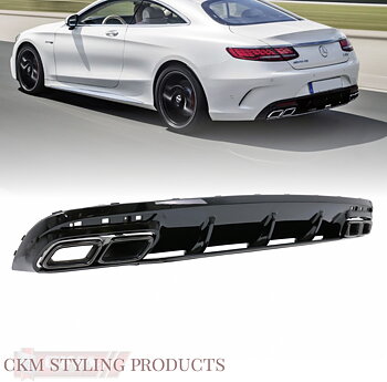 1. Diffuser S63 Facelift Design with Black pipes.
