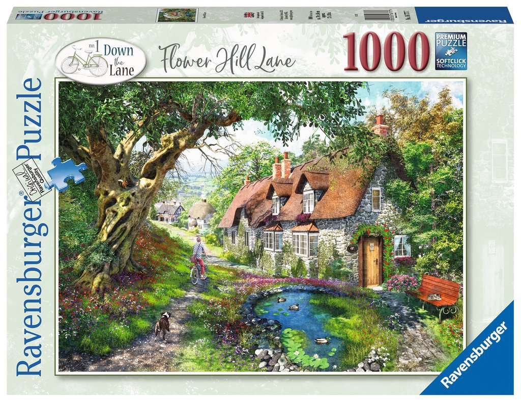 Flower Hill Lane 1000 Bitar Ravensburger - 2