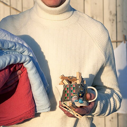 Arabia Mumin kanna 0,35L Kura skymning