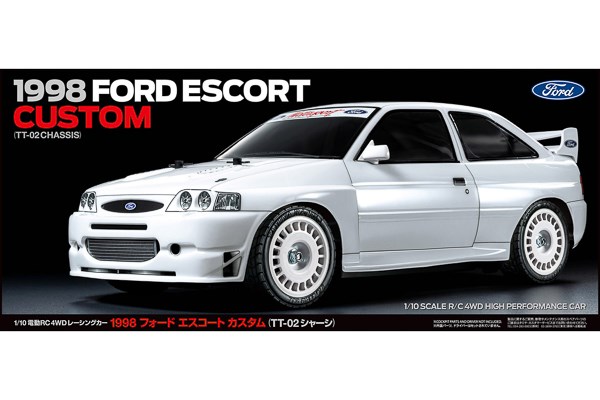 Tamiya 58691 Ford Escort Custom 1998 (TT-02) 1/10 R/C - 4