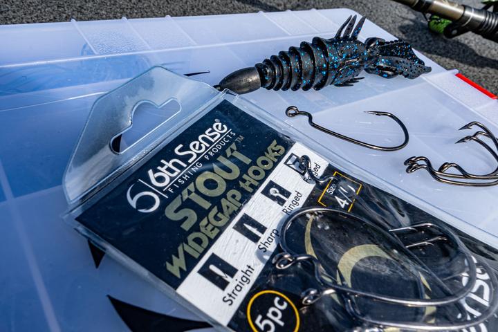 6th Sense STOUT Widegap Worm Hook 5-pack - 2