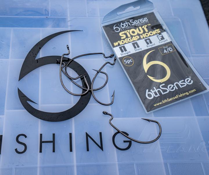 6th Sense STOUT Widegap Worm Hook 5-pack - 3