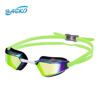 Swimgoggles Phoenix Mirror Lime from Saeko