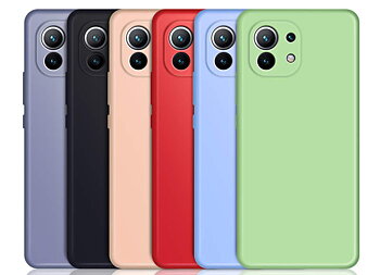 Xiaomi Mi 11 - Silicone Case Microfiber