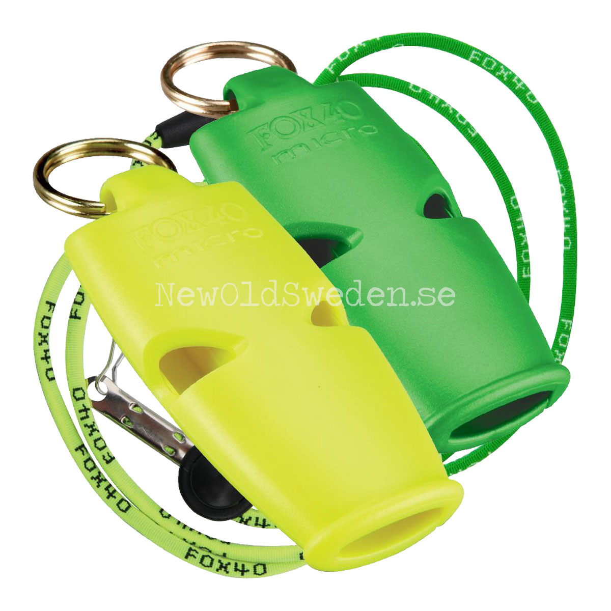 Micro 2-pack Yellow & Green with Lanyard FOX 40 - 6