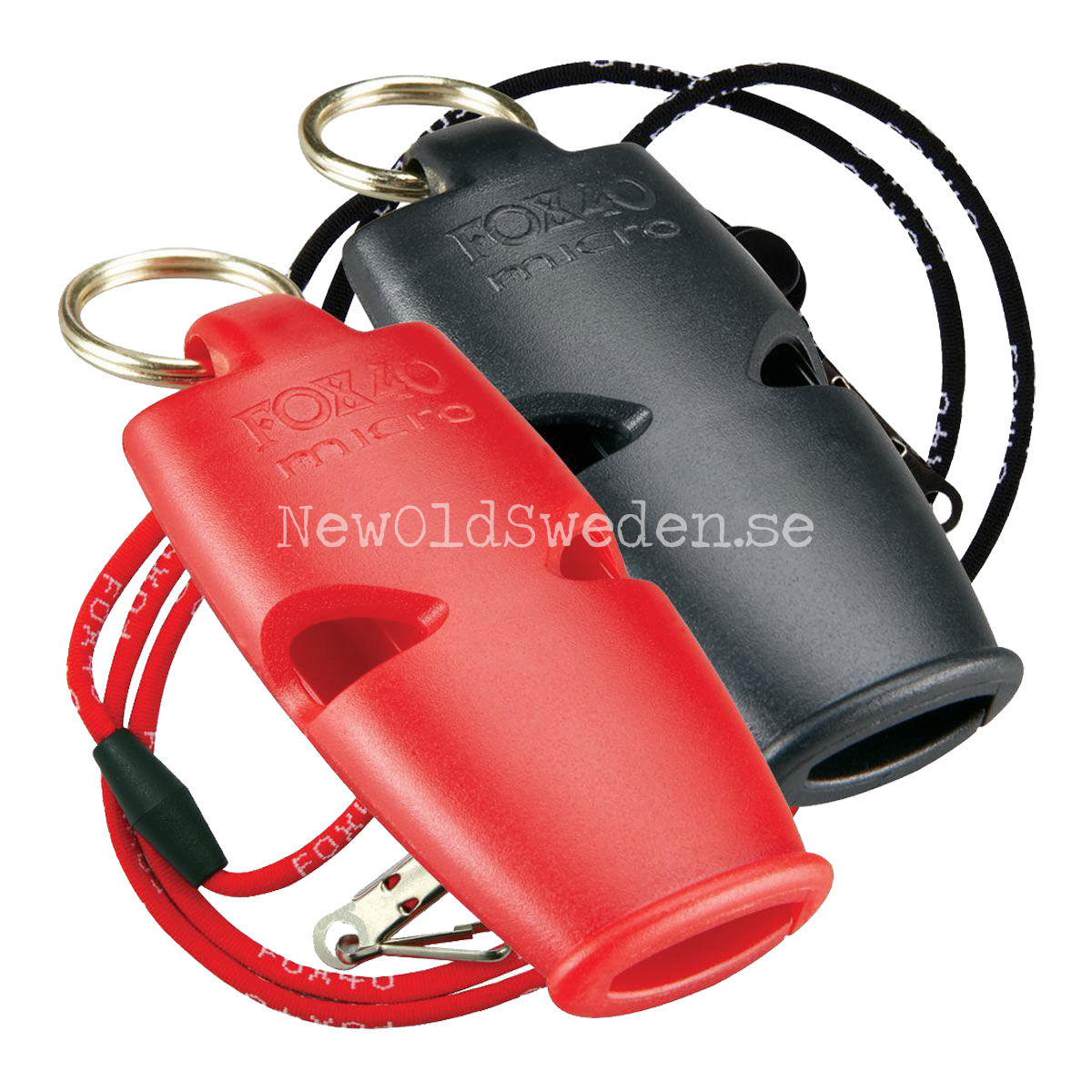 Micro 2-pack Black & Red with Lanyard FOX 40 - 6