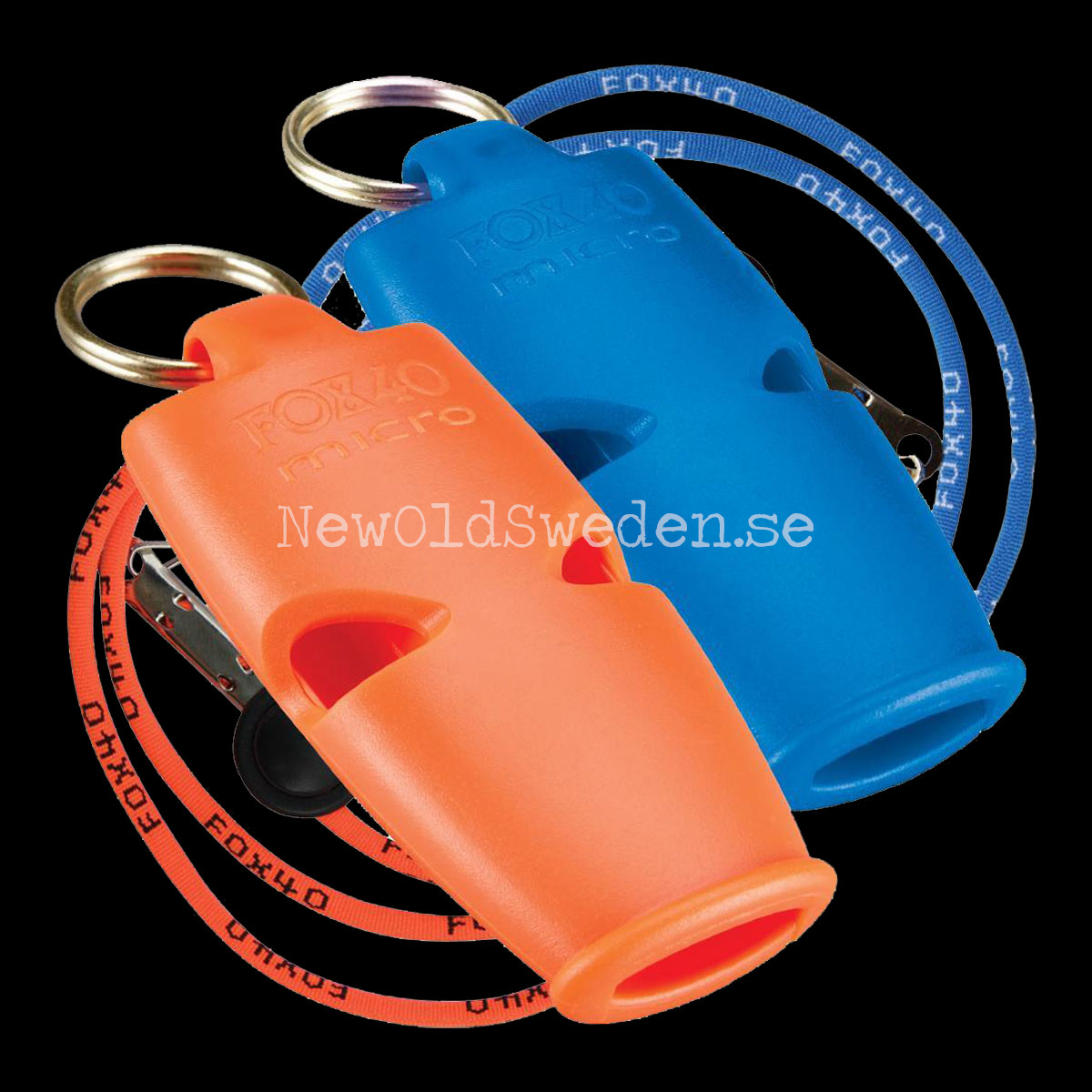 Micro 2-pack Orange & Blue with Lanyard FOX 40 - A07