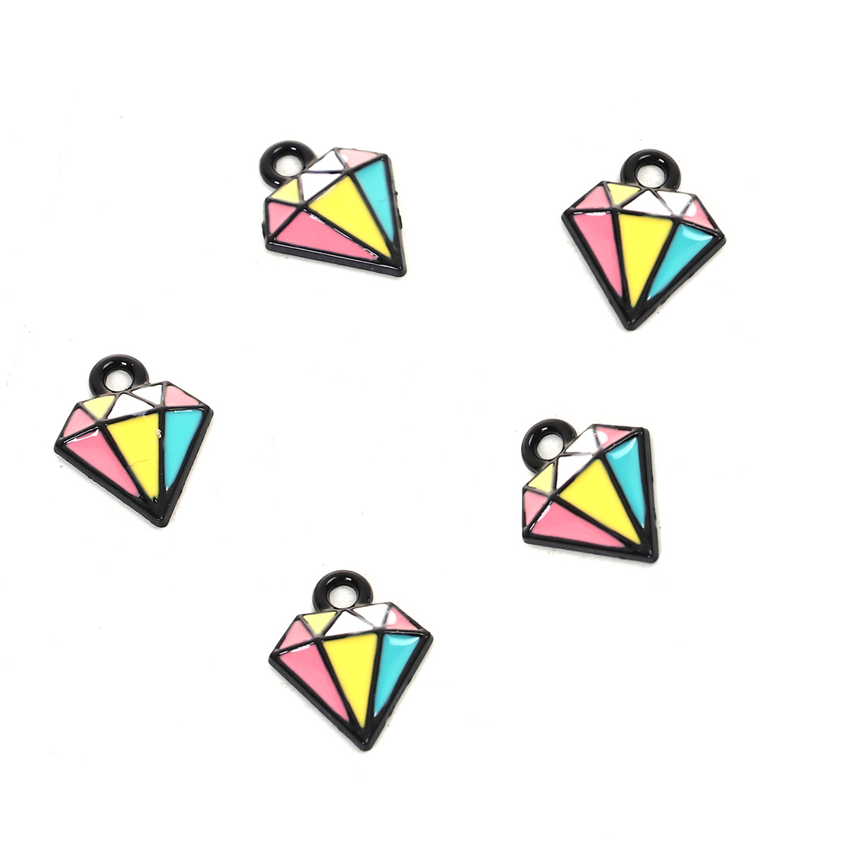 Berlock -  Emaljerad Diamant