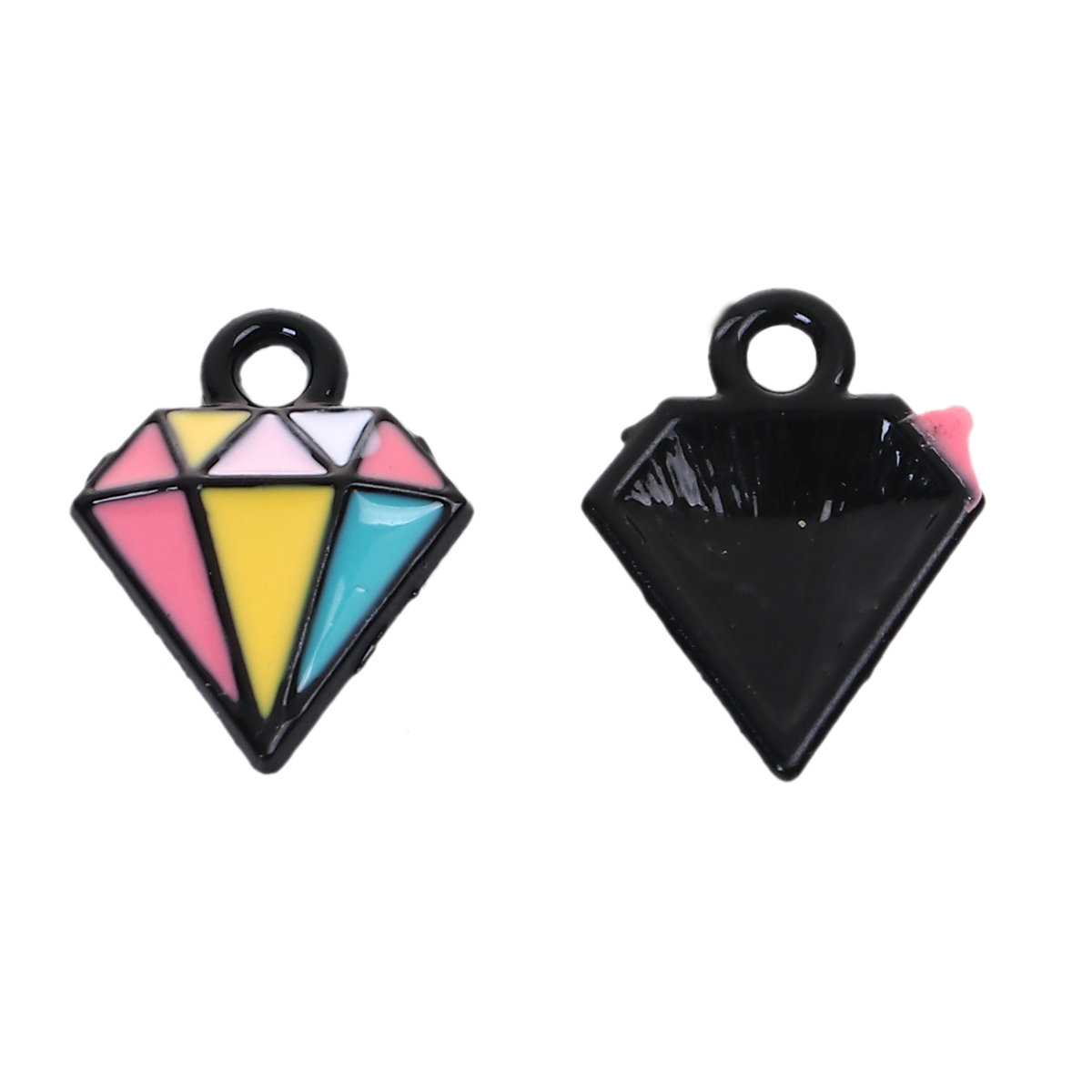 Berlock -  Emaljerad Diamant - 2