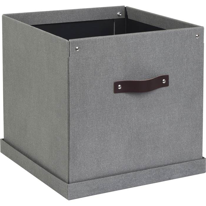 Box Bigso Logan canvas grå - 4