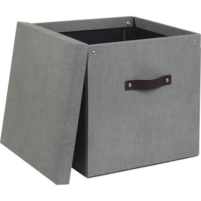 Box Bigso Logan canvas grå - 3