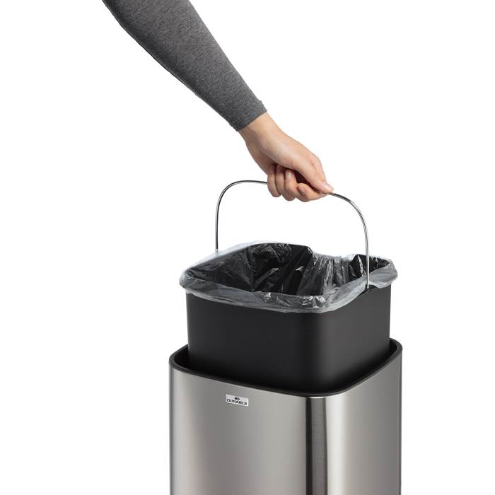 Papperskorg Sensor Stål 21L - 5